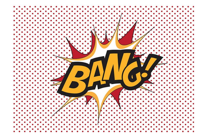Fototapet Bang! 150x105 - Artgeist sp. z o. o. - Inredning - Väggdekor - Tapet & tapettillbehör - Fototapet