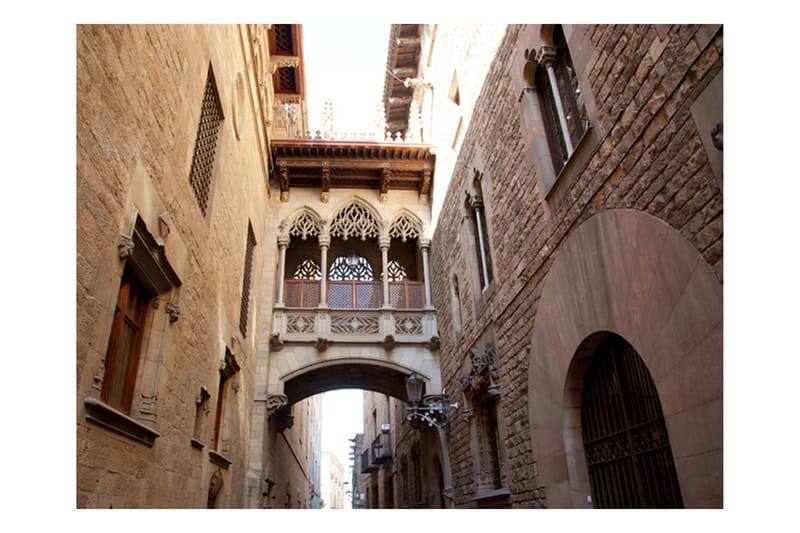 Fototapet Barcelona Palau Generalitat 250x193 - Artgeist sp. z o. o. - Inredning - Väggdekor - Tapet & tapettillbehör - Fototapet