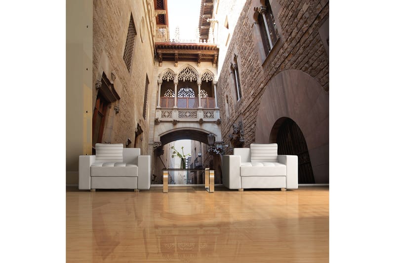 Fototapet Barcelona Palau Generalitat 250x193 - Artgeist sp. z o. o. - Inredning - Väggdekor - Tapet & tapettillbehör - Fototapet