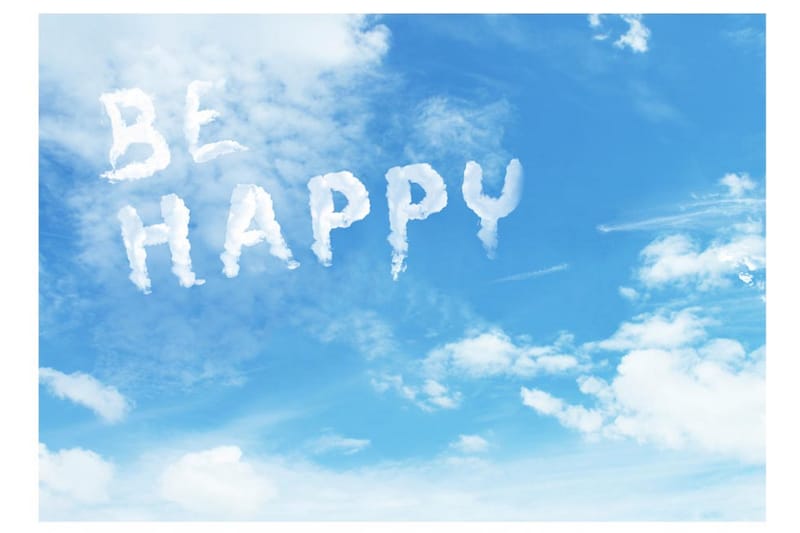 Fototapet Be Happy 250x175 - Artgeist sp. z o. o. - Inredning - Väggdekor - Tapet & tapettillbehör - Fototapet
