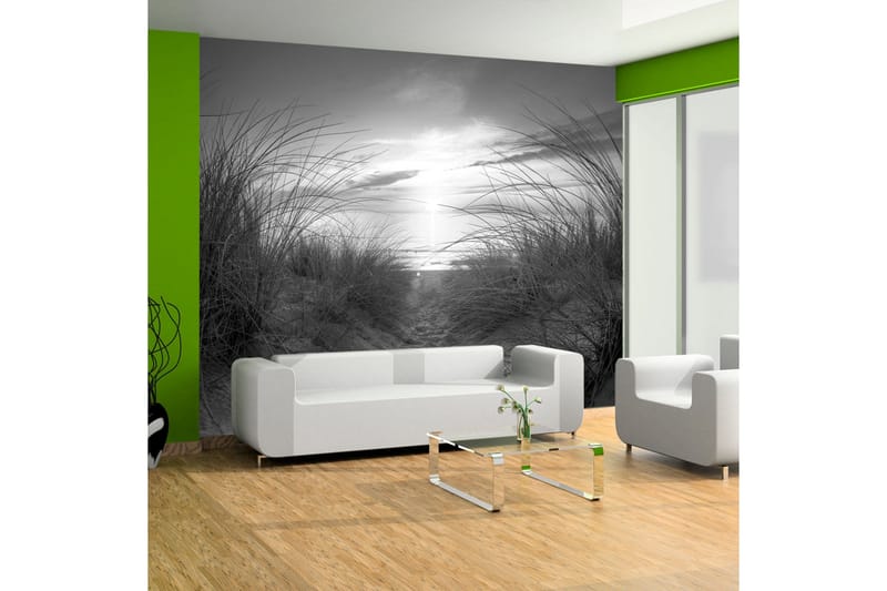 Fototapet Beach Black And White 150x105, Artgeist sp. z o. o.