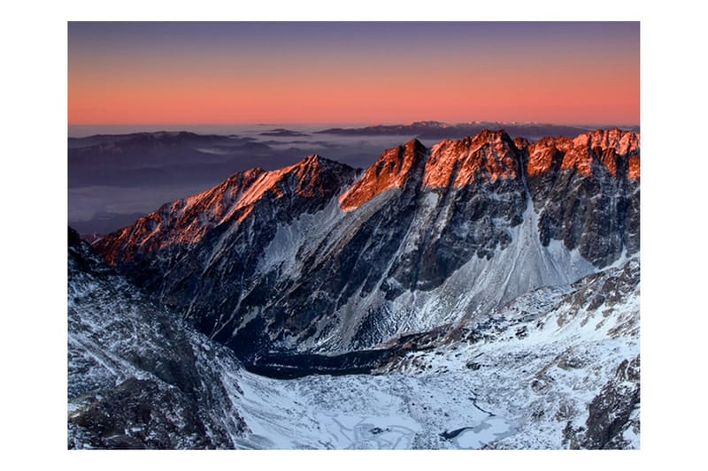 Fototapet Beautiful Sunrise In The Rocky Mountains 250x193 - Artgeist sp. z o. o. - Fototapet