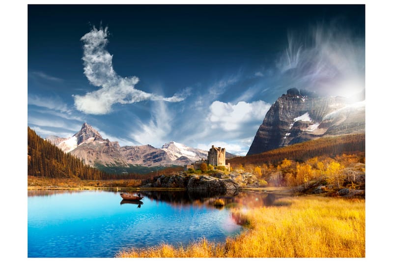 Fototapet Bird Cloud 350x270 - Artgeist sp. z o. o. - Inredning - Väggdekor - Tapet & tapettillbehör - Fototapet
