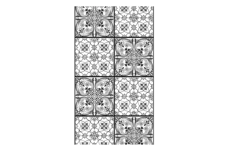 Fototapet Black Ornament 50x1000 - Artgeist sp. z o. o. - Inredning - Väggdekor - Tapet & tapettillbehör - Fototapet