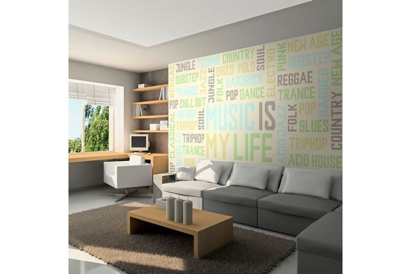 Fototapet Blandning Av Musikstilar 350x270, Artgeist sp. z o. o.