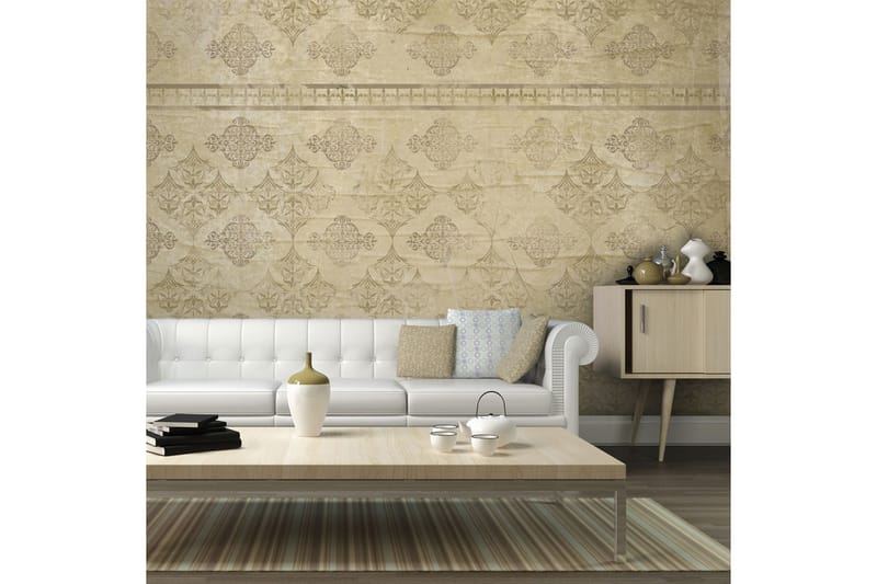 Fototapet Bleka Barock Tapet 450x270 - Artgeist sp. z o. o. - Inredning - Väggdekor - Tapet & tapettillbehör - Fototapet