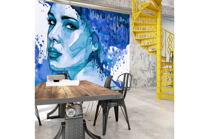 Fototapet Blue Lady 200x140, Artgeist sp. z o. o.