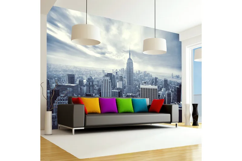 Fototapet Blue York 250x175 - Artgeist sp. z o. o. - Inredning - Väggdekor - Tapet & tapettillbehör - Fototapet