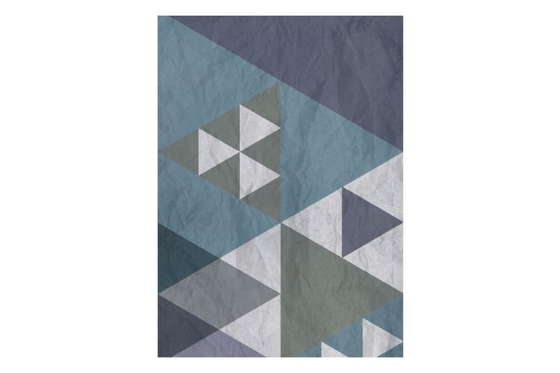 Fototapet Blue Patchwork 50x1000 - Artgeist sp. z o. o. - Inredning - Väggdekor - Tapet & tapettillbehör - Fototapet