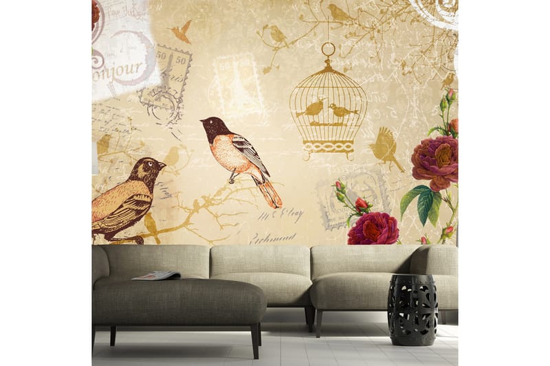 Fototapet Bonjour 250x175 - Artgeist sp. z o. o. - Inredning - Väggdekor - Tapet & tapettillbehör - Fototapet