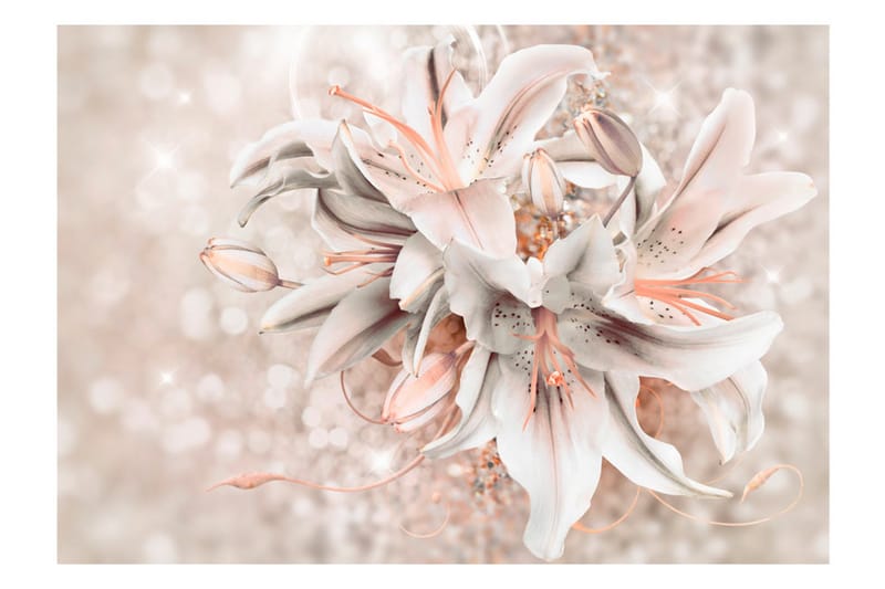 Fototapet Bouquet Of Elegance 400x280 - Artgeist sp. z o. o. - Inredning - Väggdekor - Tapet & tapettillbehör - Fototapet