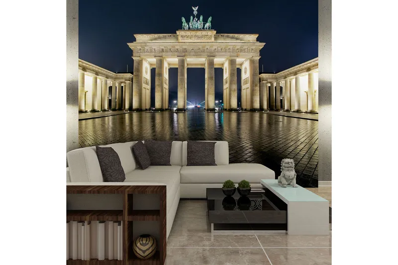 Fototapet Brandenburger Tor På Natten 450x270, Artgeist sp. z o. o.