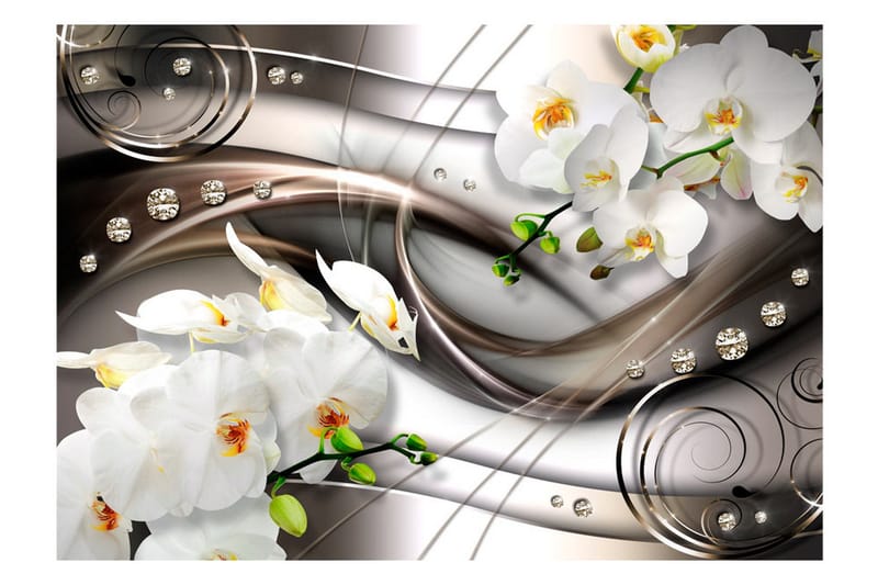 Fototapet Breeze And Orchid 100x70 - Artgeist sp. z o. o. - Inredning - Väggdekor - Tapet & tapettillbehör - Fototapet