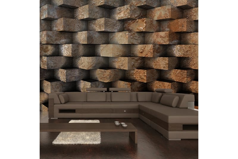 Fototapet Brick Braid 100x70 - Artgeist sp. z o. o. - Inredning - Väggdekor - Tapet & tapettillbehör - Fototapet