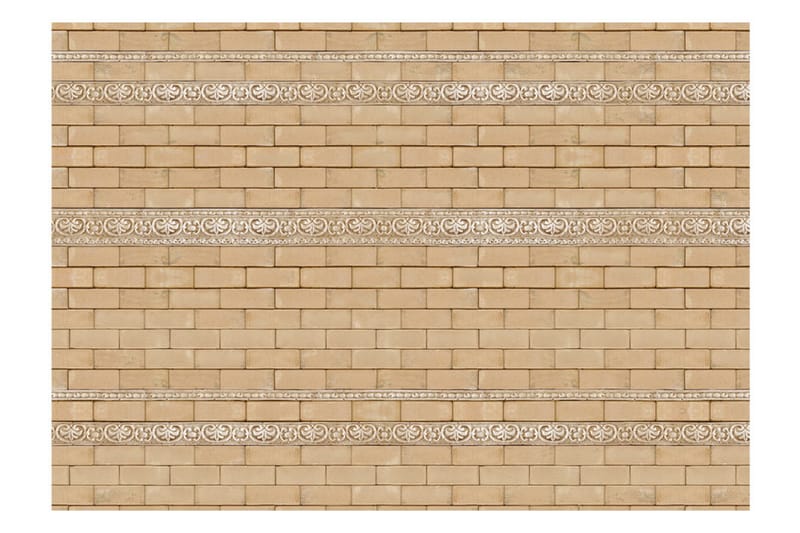 Fototapet Brick With Ornaments 100x70 - Artgeist sp. z o. o. - Inredning - Väggdekor - Tapet & tapettillbehör - Fototapet