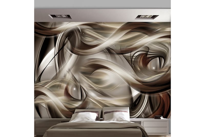 Fototapet Brown Revelry 250x175 - Artgeist sp. z o. o. - Inredning - Väggdekor - Tapet & tapettillbehör - Fototapet