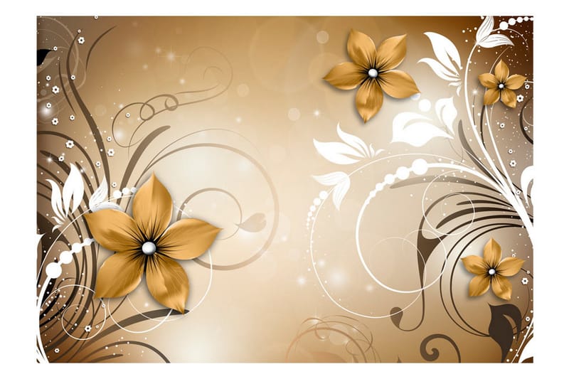 Fototapet Brown Rhapsody 200x140 - Artgeist sp. z o. o. - Inredning - Väggdekor - Tapet & tapettillbehör - Fototapet