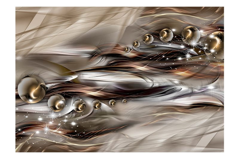 Fototapet Brown Shoal 250x175 - Artgeist sp. z o. o. - Inredning - Väggdekor - Tapet & tapettillbehör - Fototapet