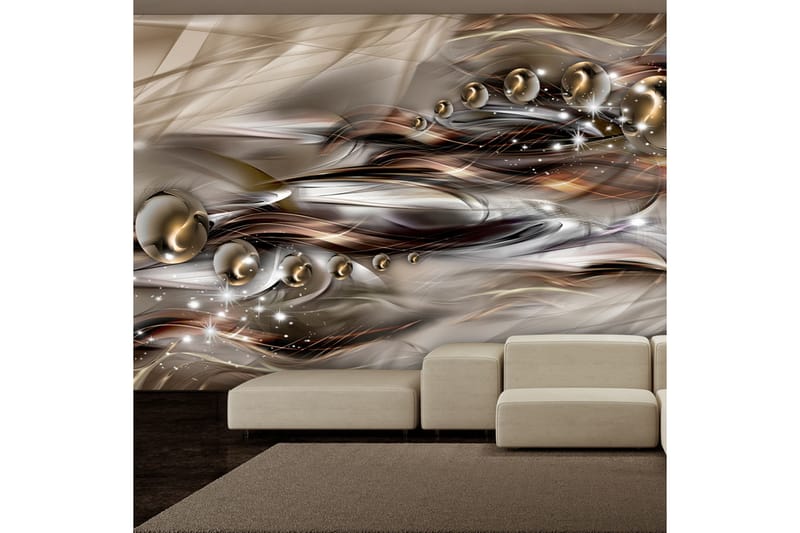 Fototapet Brown Shoal 300x210 - Artgeist sp. z o. o. - Inredning - Väggdekor - Tapet & tapettillbehör - Fototapet