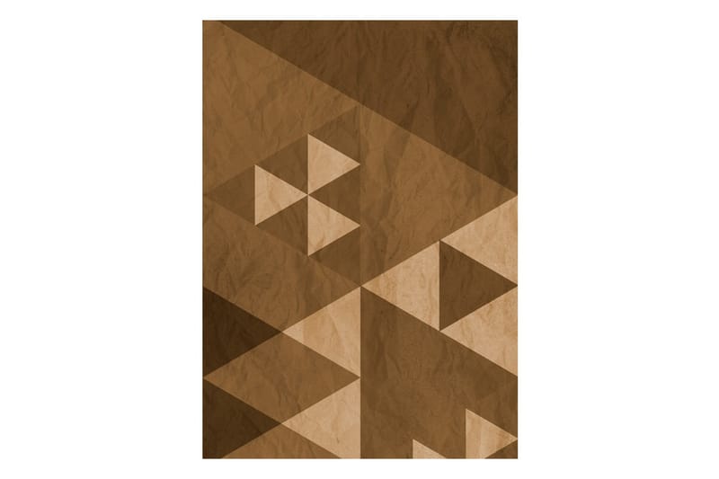 Fototapet Brown Patchwork 50x1000 - Artgeist sp. z o. o. - Inredning - Väggdekor - Tapet & tapettillbehör - Fototapet