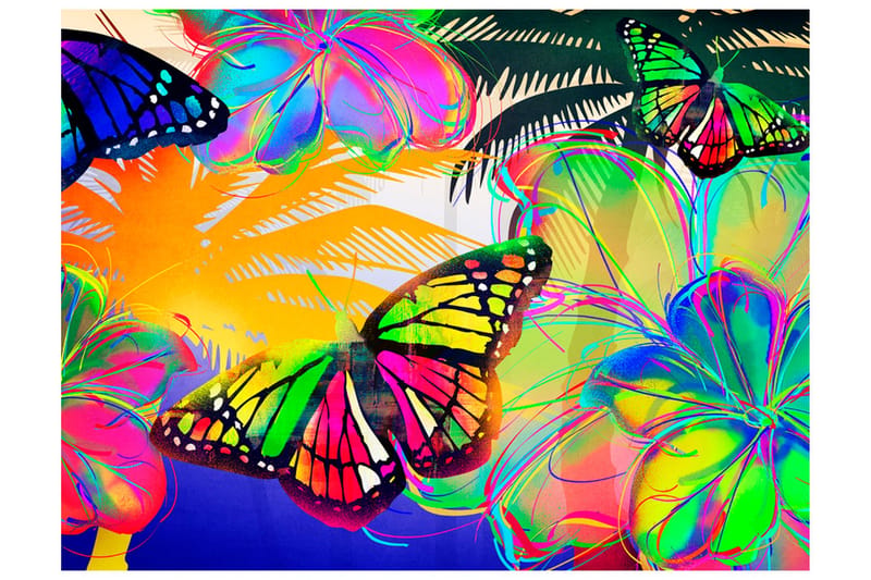 Fototapet Butterflies In The Stomach 250x193, Artgeist sp. z o. o.