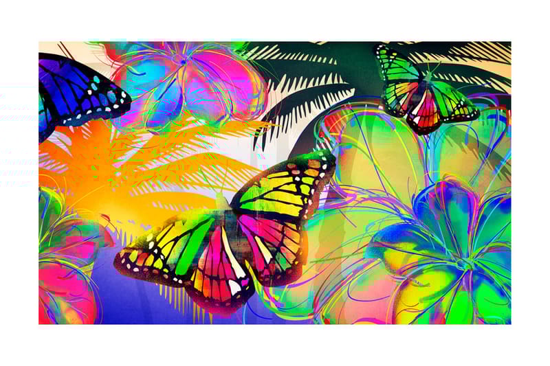 Fototapet Butterflies In The Stomach 450x270 - Artgeist sp. z o. o. - Inredning - Väggdekor - Tapet & tapettillbehör - Fototapet
