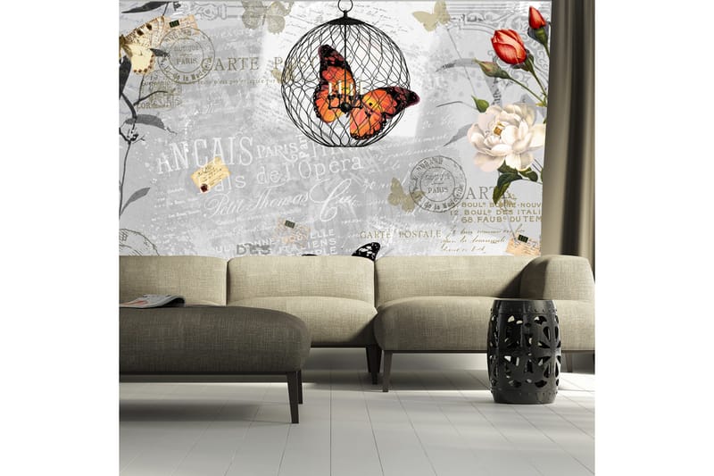 Fototapet Butterflies Song 150x105 - Artgeist sp. z o. o. - Inredning - Väggdekor - Tapet & tapettillbehör - Fototapet