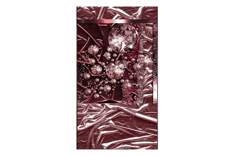 Fototapet Carmine Madness 50x1000 - Artgeist sp. z o. o. - Inredning - Väggdekor - Tapet & tapettillbehör - Fototapet