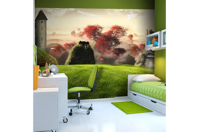 Fototapet Castles 350x245 - Artgeist sp. z o. o. - Inredning - Väggdekor - Tapet & tapettillbehör - Fototapet