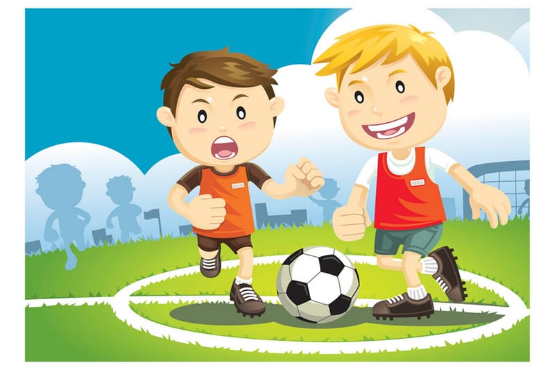 Fototapet Champions Team 200x140 - Artgeist sp. z o. o. - Inredning - Väggdekor - Tapet & tapettillbehör - Fototapet