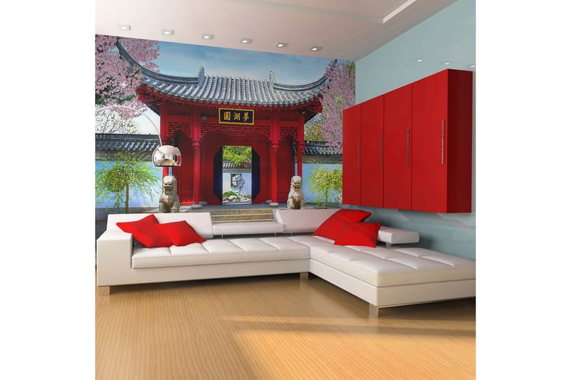 Fototapet Chinese Botanical Garden 350x270 - Artgeist sp. z o. o. - Inredning - Väggdekor - Tapet & tapettillbehör - Fototapet