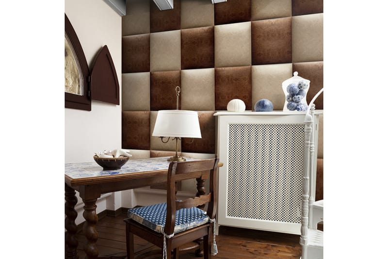 Fototapet Chocolate Chessboard 50x1000, Artgeist sp. z o. o.