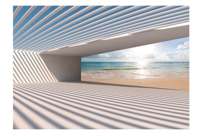 Fototapet City Beach 250x175 - Artgeist sp. z o. o. - Inredning - Väggdekor - Tapet & tapettillbehör - Fototapet