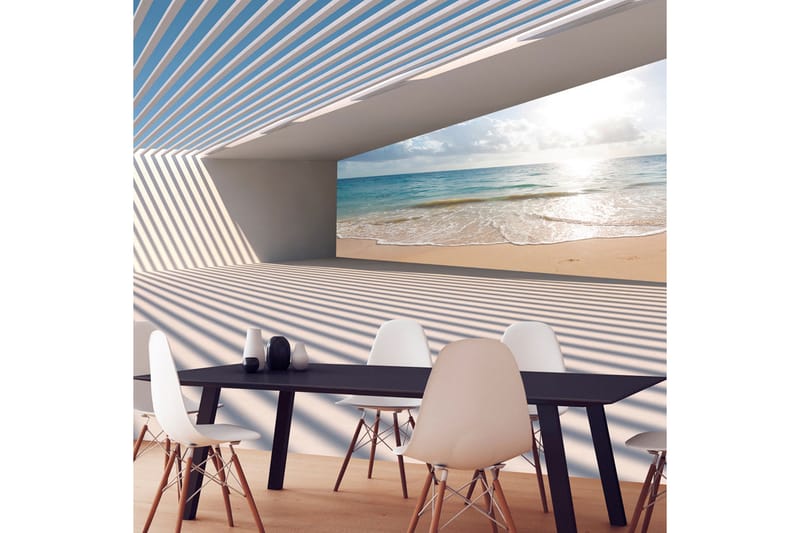 Fototapet City Beach 350x245, Artgeist sp. z o. o.