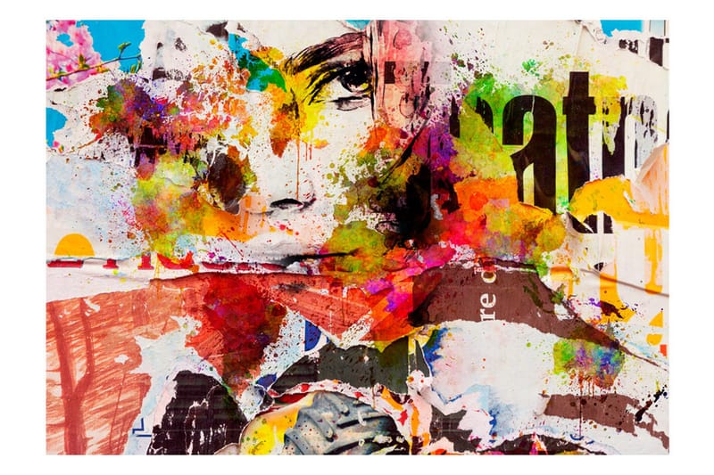 Fototapet City Collage 100x70 - Artgeist sp. z o. o. - Inredning - Väggdekor - Tapet & tapettillbehör - Fototapet