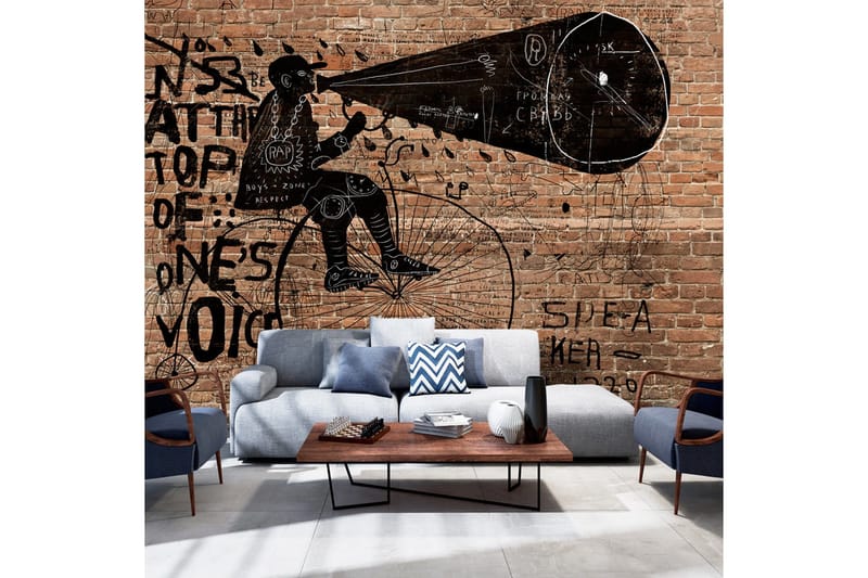 Fototapet City News 300x210, Artgeist sp. z o. o.