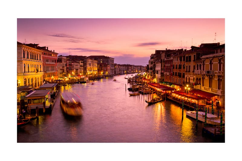Fototapet City Of Lovers Venedig Nattetid 450x270 - Artgeist sp. z o. o. - Inredning - Väggdekor - Tapet & tapettillbehör - Fototapet