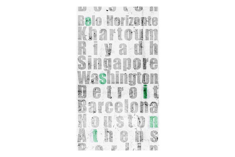 Fototapet Ciudades Del Mundo 50x1000 - Artgeist sp. z o. o. - Inredning - Väggdekor - Tapet & tapettillbehör - Fototapet