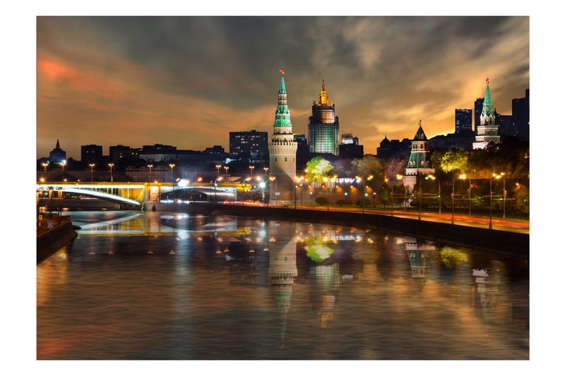 Fototapet Cloudy Evening 100x70 - Artgeist sp. z o. o. - Inredning - Väggdekor - Tapet & tapettillbehör - Fototapet