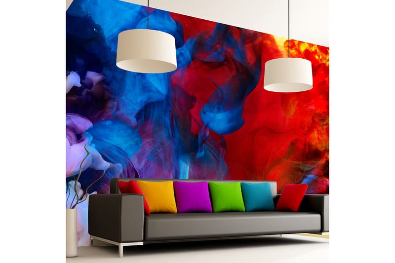 Fototapet Colored Flames 300x210, Artgeist sp. z o. o.