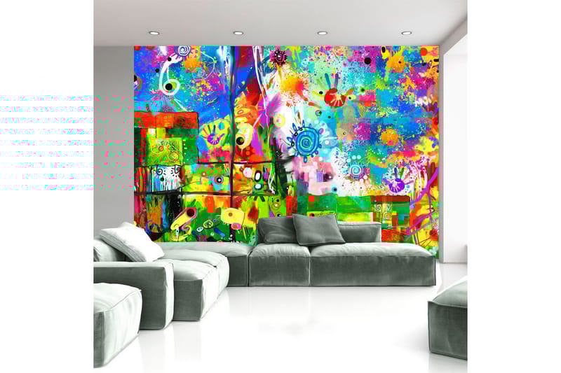 Fototapet Colorful Fantasies 350x245 - Artgeist sp. z o. o. - Inredning - Väggdekor - Tapet & tapettillbehör - Fototapet
