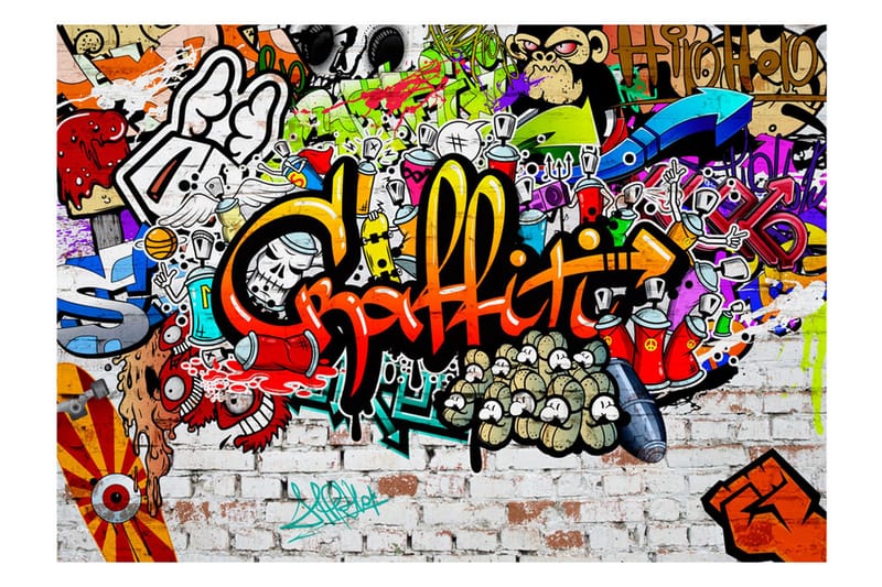 Fototapet Colorful Graffiti 400x280, Artgeist sp. z o. o.