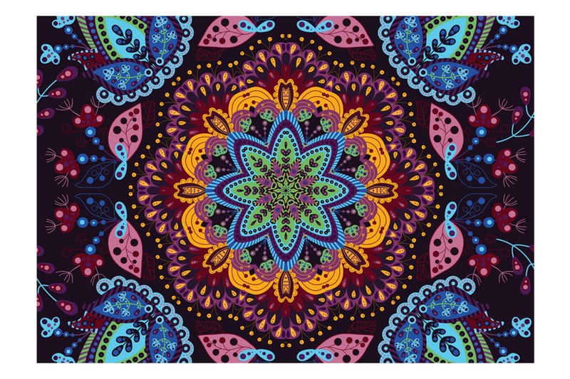 Fototapet Colorful Kaleidoscope 350x245 - Artgeist sp. z o. o. - Inredning - Väggdekor - Tapet & tapettillbehör - Fototapet