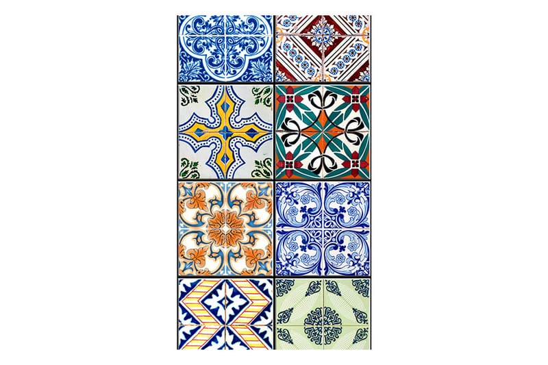 Fototapet Colorful Mosaic 50x1000 - Artgeist sp. z o. o. - Inredning - Väggdekor - Tapet & tapettillbehör - Fototapet