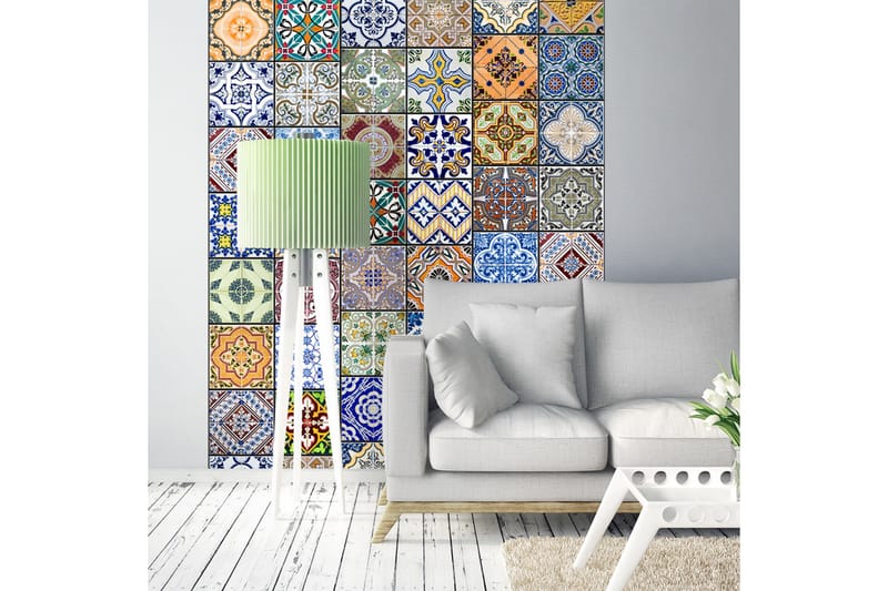 Fototapet Colorful Mosaic 50x1000 - Artgeist sp. z o. o. - Inredning - Väggdekor - Tapet & tapettillbehör - Fototapet