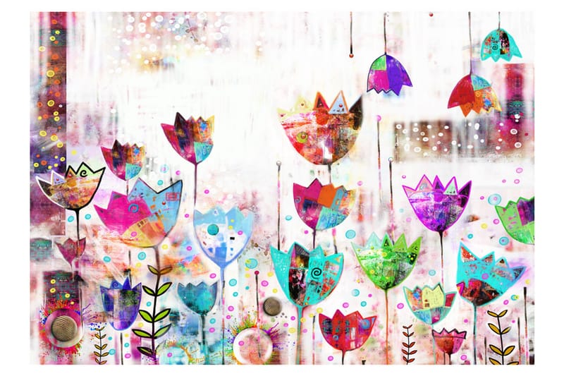 Fototapet Colorful Tulips 350x245, Artgeist sp. z o. o.