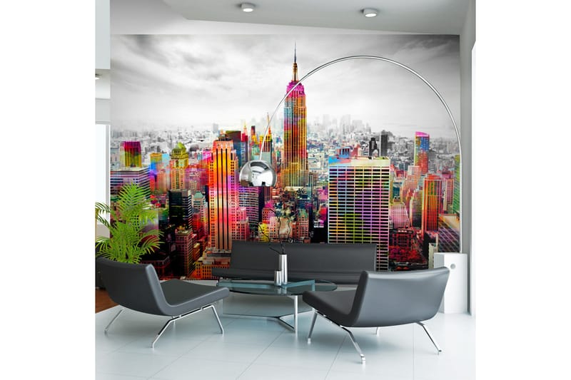 Fototapet Colors Of New York City II 350x245 - Artgeist sp. z o. o. - Inredning - Väggdekor - Tapet & tapettillbehör - Fototapet