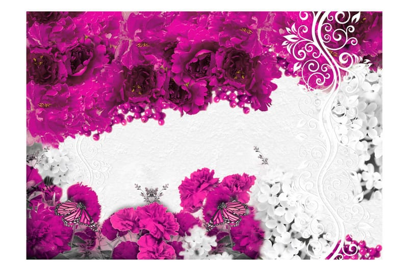 Fototapet Colors Of Spring Fuchsia 350x245 - Artgeist sp. z o. o. - Inredning - Väggdekor - Tapet & tapettillbehör - Fototapet