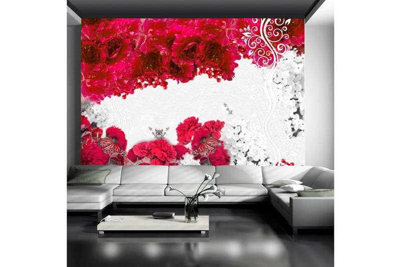 Fototapet Colors Of Spring Red 300x210 - Artgeist sp. z o. o. - Inredning - Väggdekor - Tapet & tapettillbehör - Fototapet