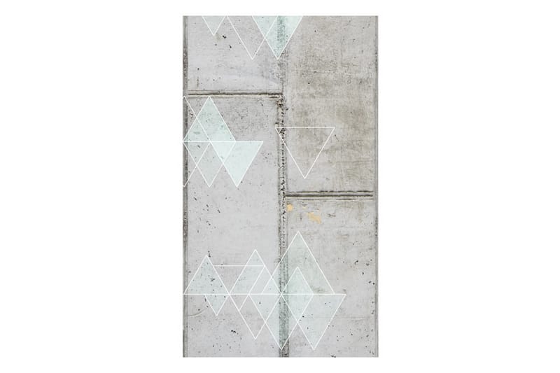 Fototapet Concrete And Triangles 50x1000 - Artgeist sp. z o. o. - Inredning - Väggdekor - Tapet & tapettillbehör - Fototapet